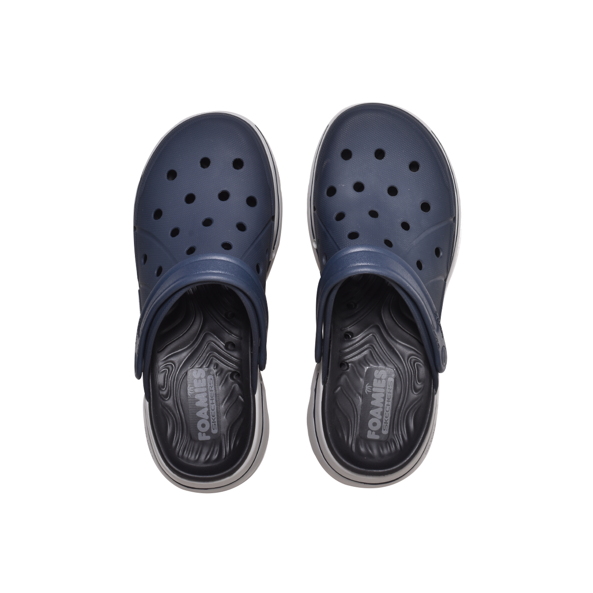 Skechers Foamies Ultra Go Cushioning 243010-Black Navy White