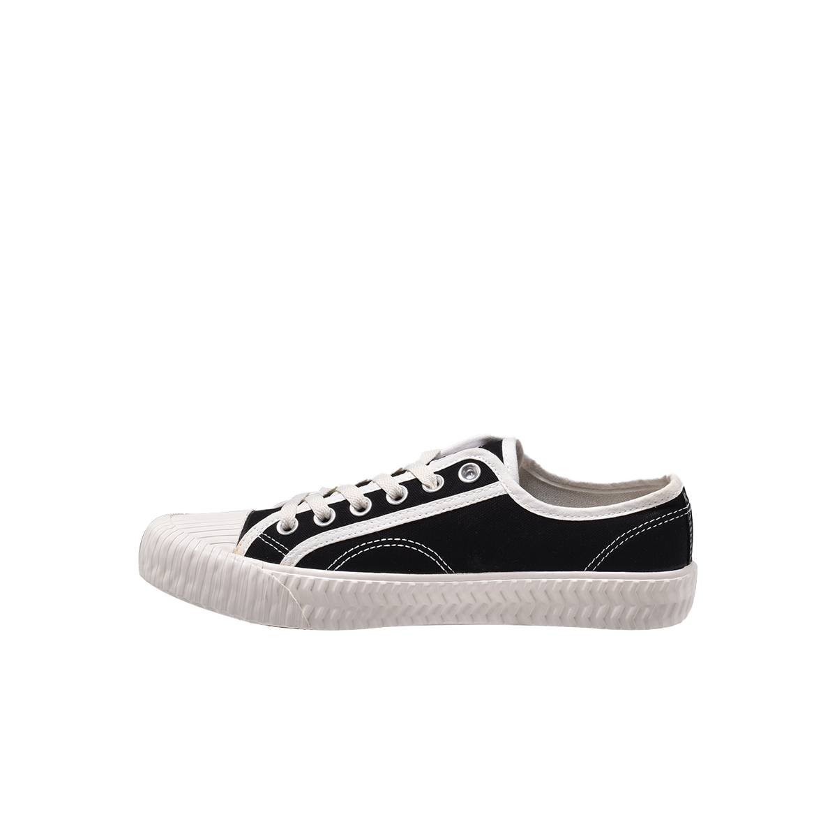 Jeep Spirit Cracker Low Top Canvas Sneaker-5029340121-Black