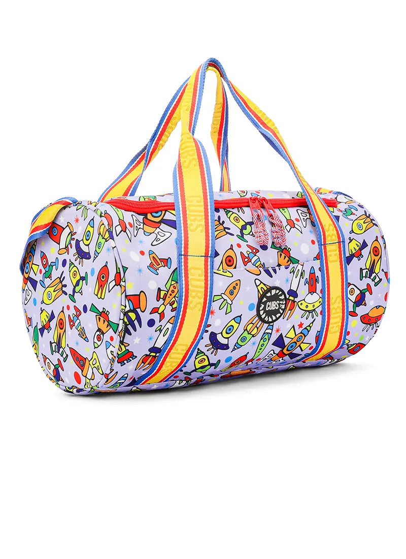 Cubs Space Ships Medium duffel bag