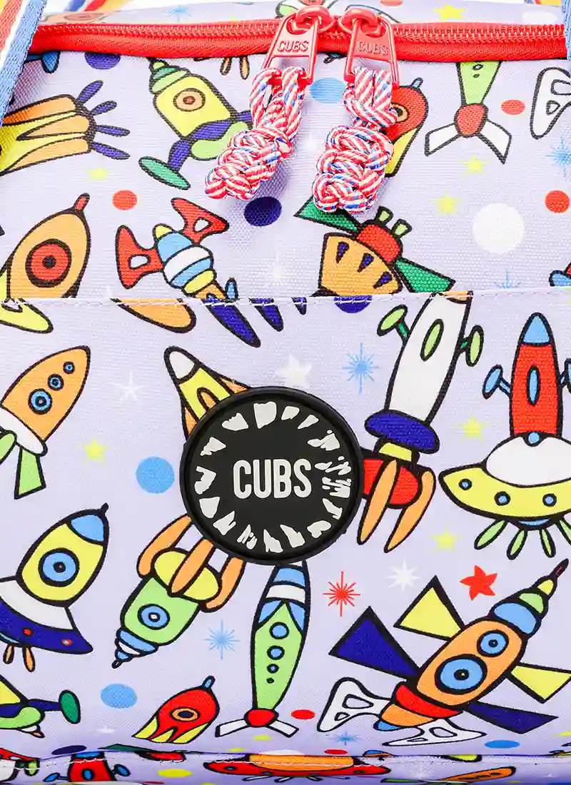 Cubs Space Ships Medium duffel bag