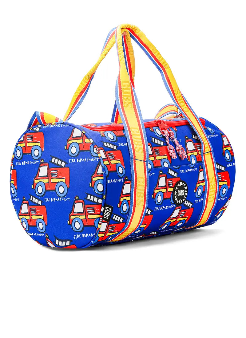 Cubs Fire Truck Medium Duffel Bag