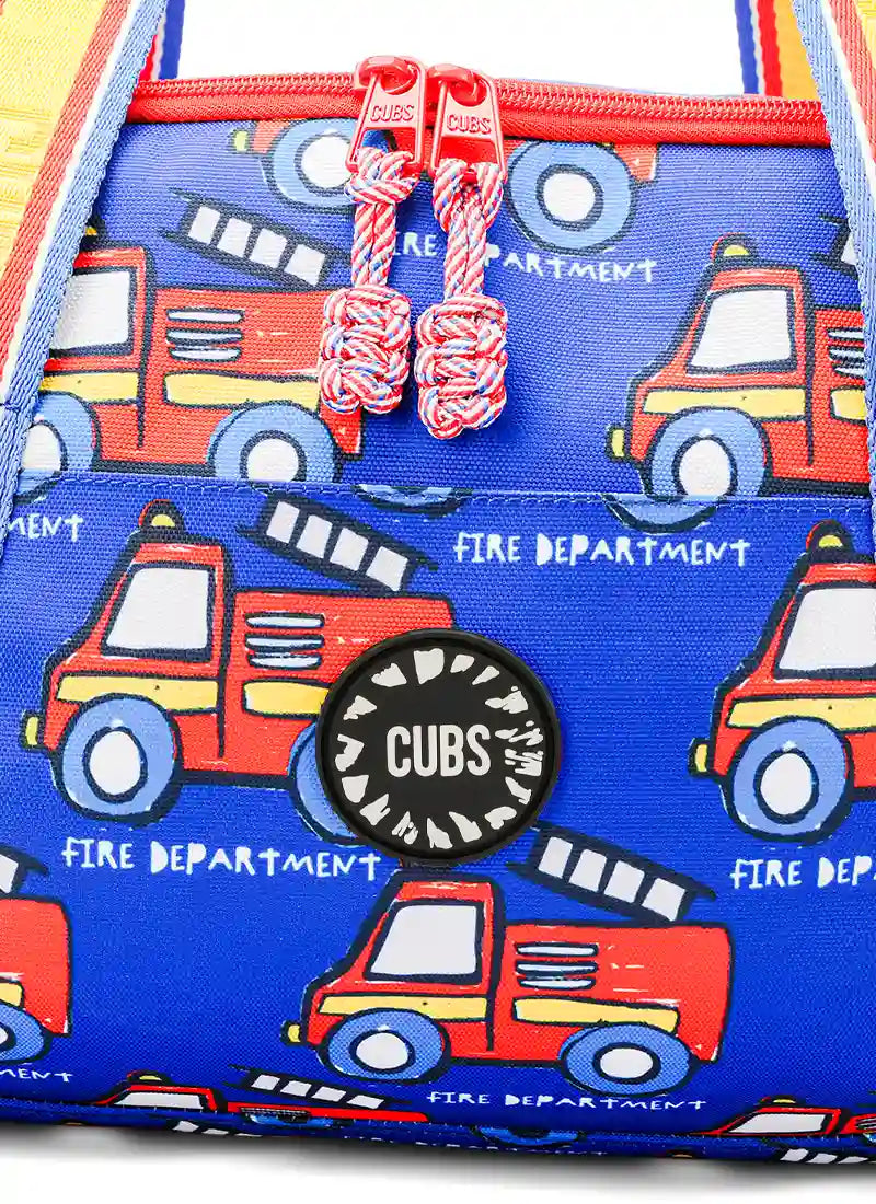 Cubs Fire Truck Medium Duffel Bag