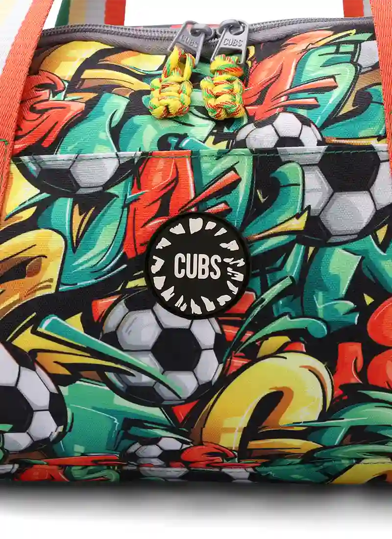 Cubs Football Graffiti Medium Duffel Bag