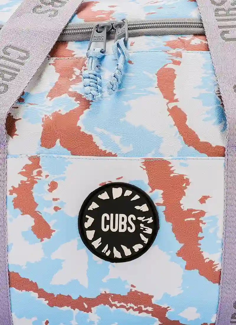 Cubs Baby Blue Tie Dye Weekender Duffel Bag