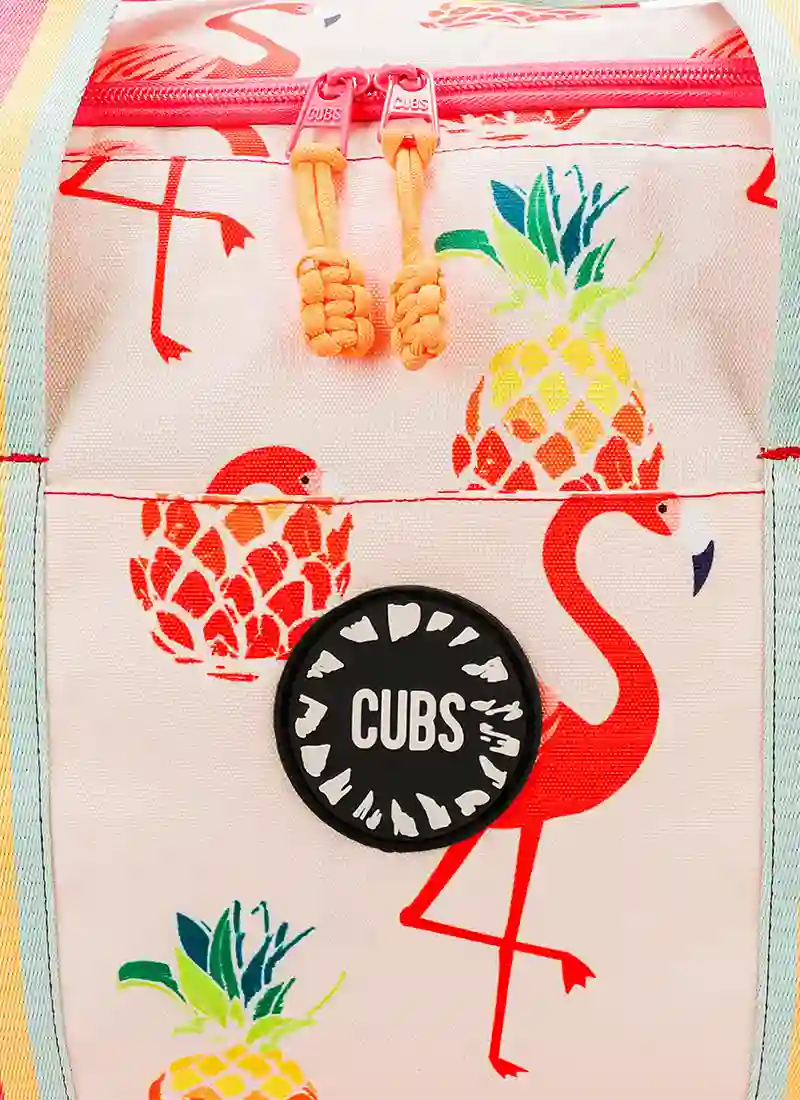 Cubs Peachy Flamingos Weekender Duffel Bag