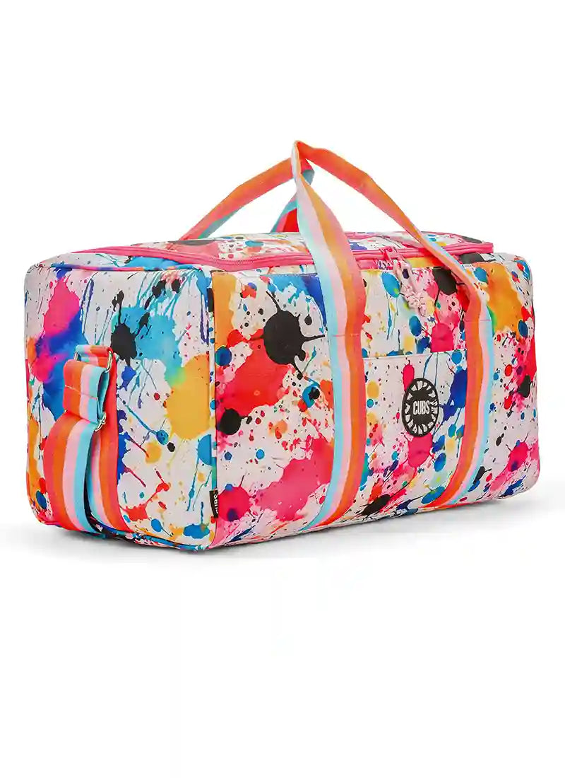 Cubs Splashing Paint Weekender Duffel Bag