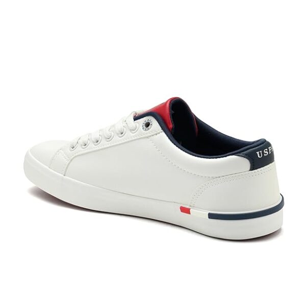 US Polo Assn Men Solid Anton 2.0 Sneakers White