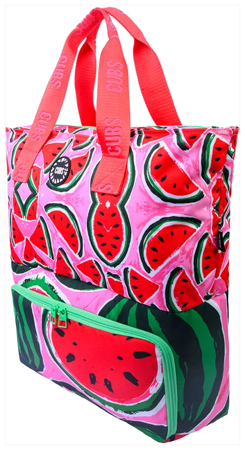 Cubs Red & Black Watermelons Tote/Cooler