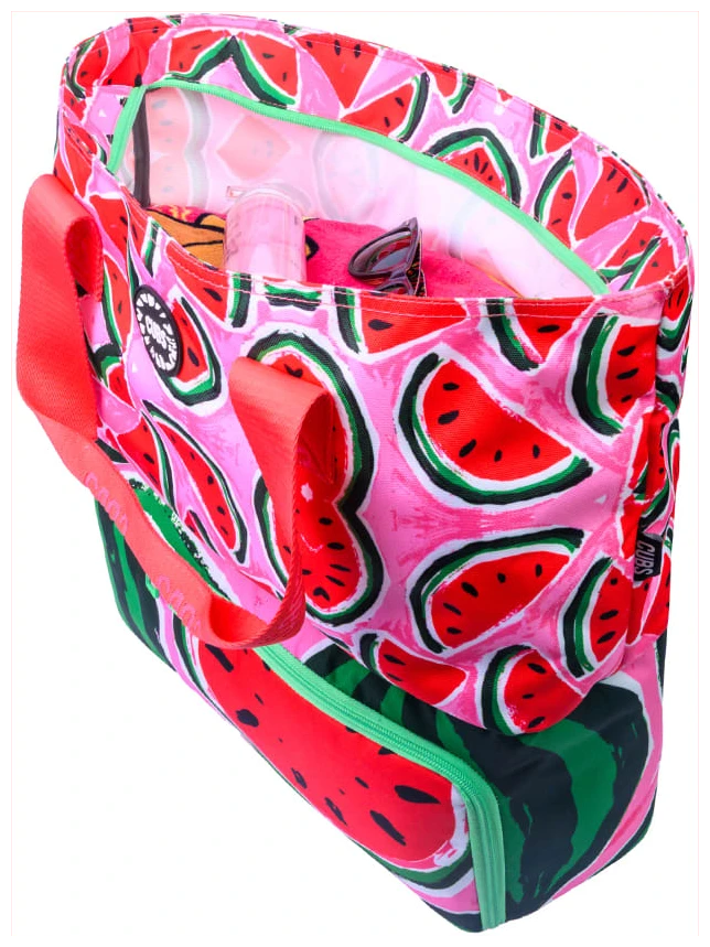 Cubs Red & Black Watermelons Tote/Cooler