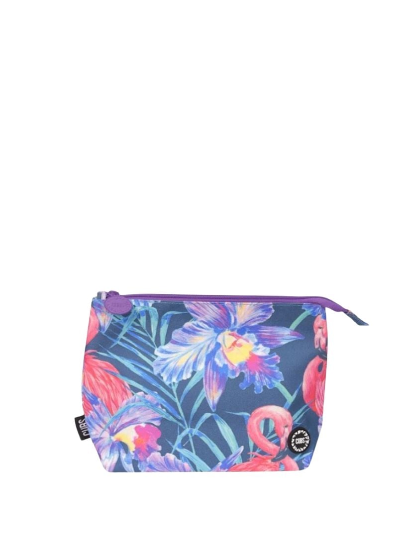 Cubs Skinny Flamingos medium pouch