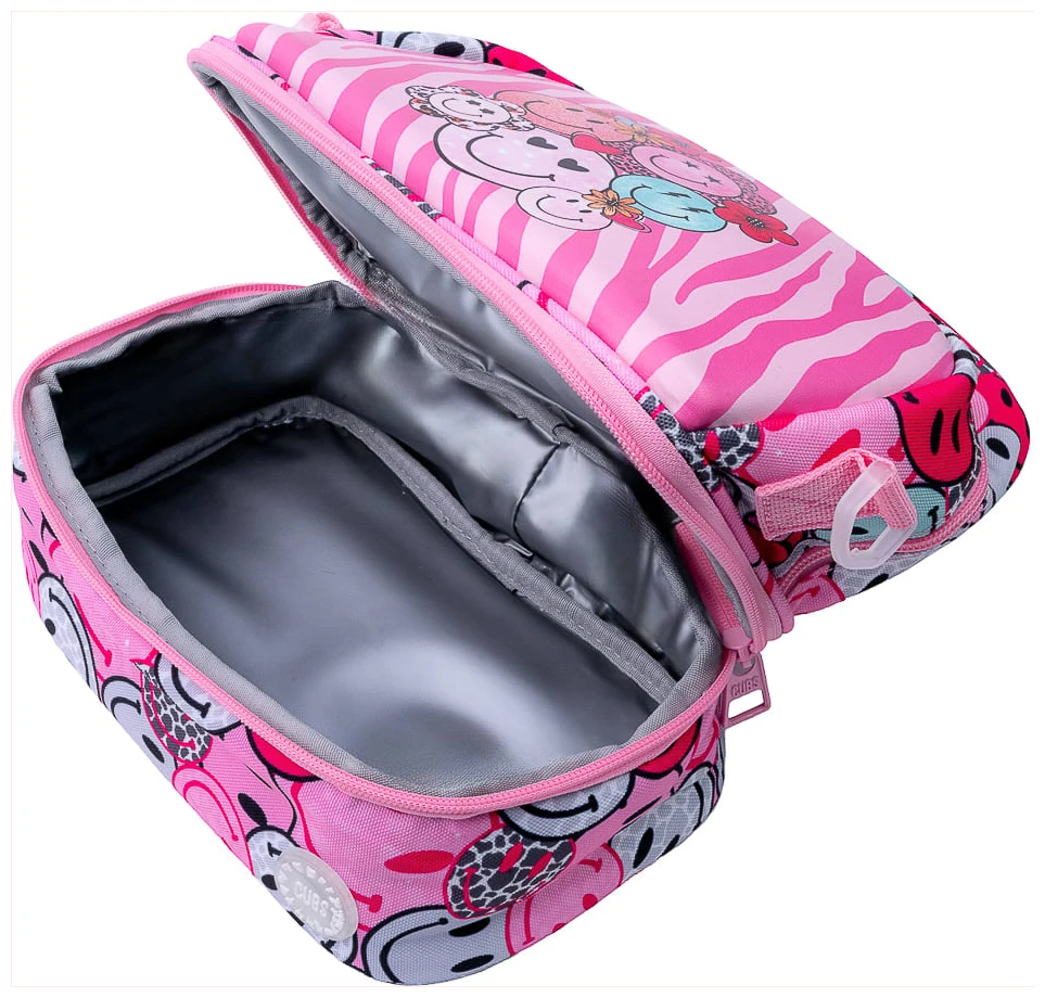Cubs Pink Smiles Hard Top Lunch bag