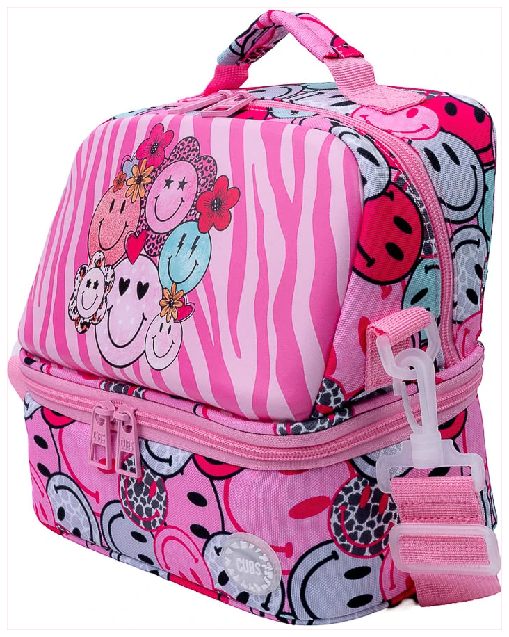 Cubs Pink Smiles Hard Top Lunch bag