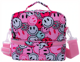 Cubs Pink Smiles Hard Top Lunch bag