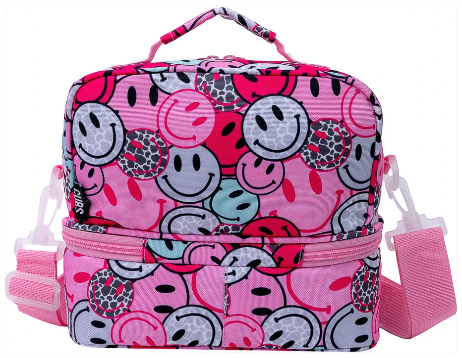 Cubs Pink Smiles Hard Top Lunch bag