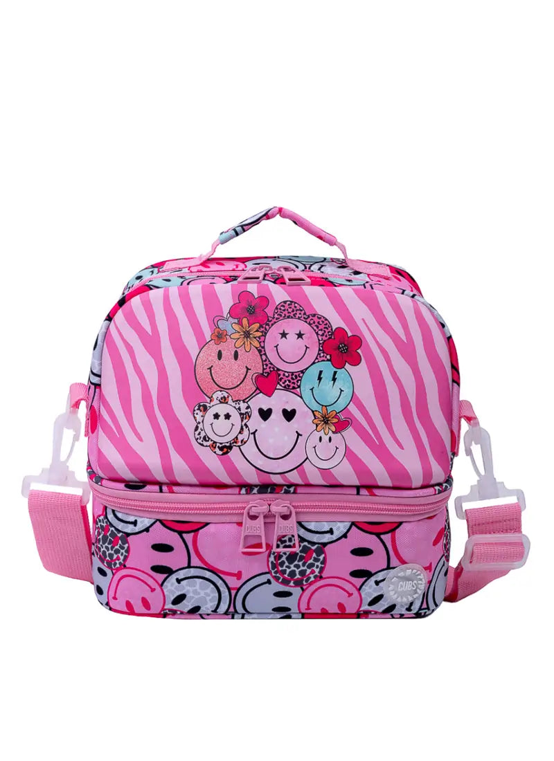 Cubs Pink Smiles Hard Top Lunch bag