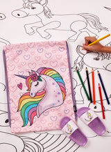 Cubs Unicorn Hearts String Bag