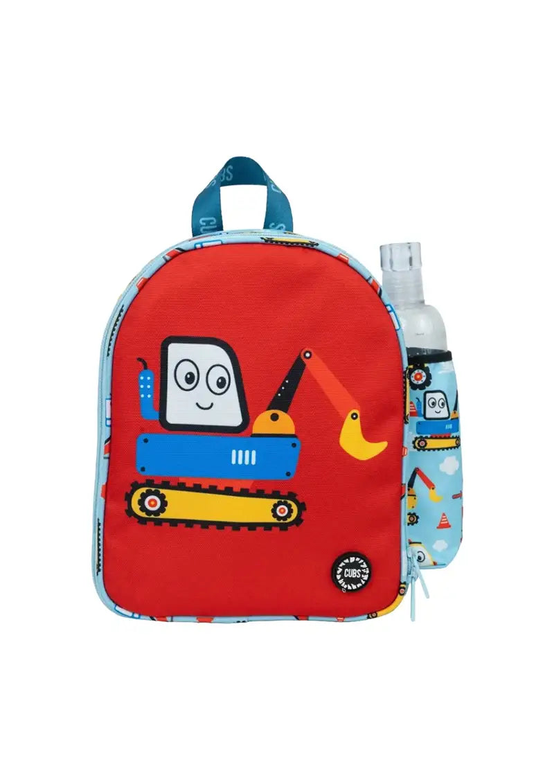 Cubs Trucks & Cranes Nursery Lunch Backpack