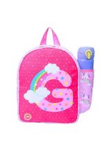 Cubs Pink Unicorn Letter G Nursery Lunch Backpack
