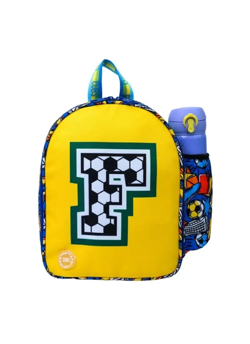 Cubs Football Fan letter F Nursery Lunch Backpack