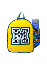 Cubs Football Fan letter M Nursery Lunch Backpack