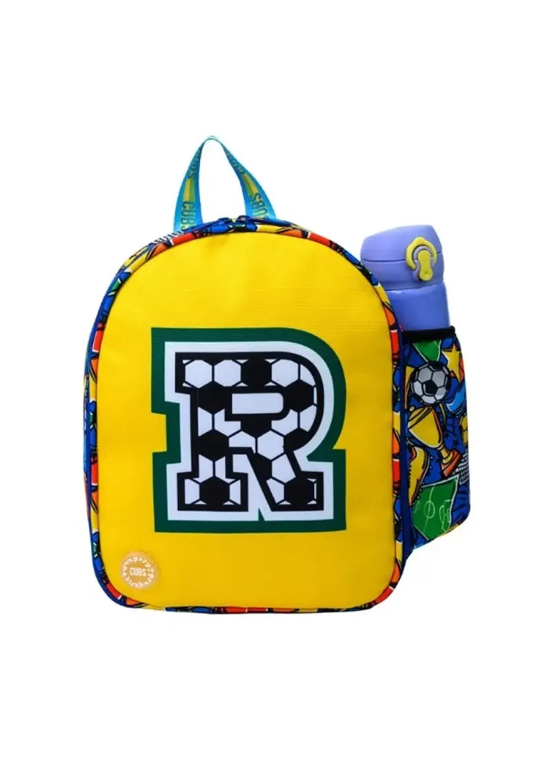 Cubs Football Fan letter R Nursery Lunch Backpack