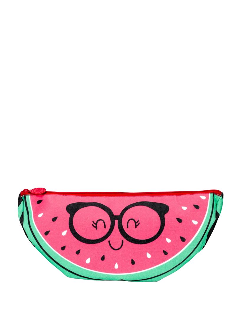 Cubs Watermelon Fushia with Glasses Large Pouch