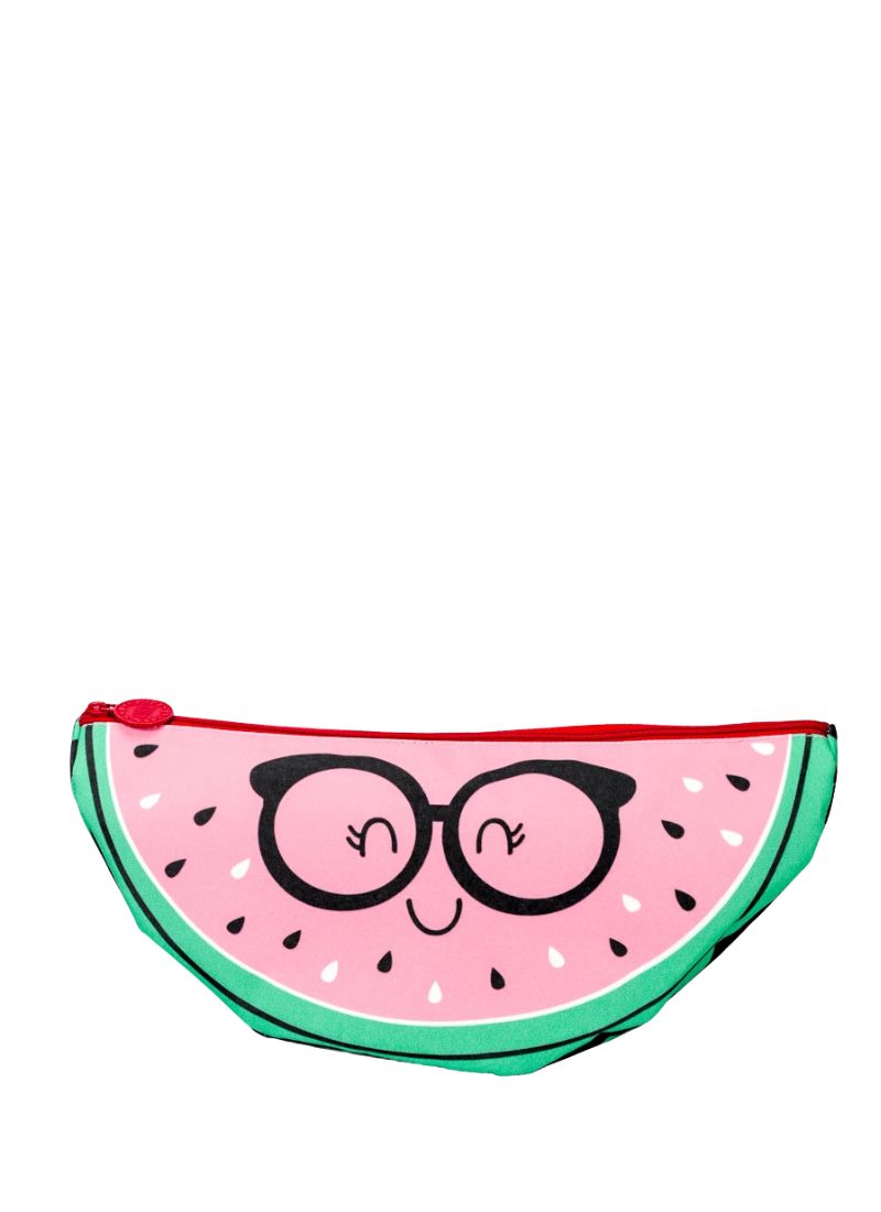 Cubs Watermelon Pink with Glasses Large Pouch