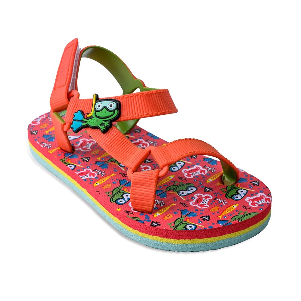 Cubs Sling Sandal Junior Boys Snorkling Frog