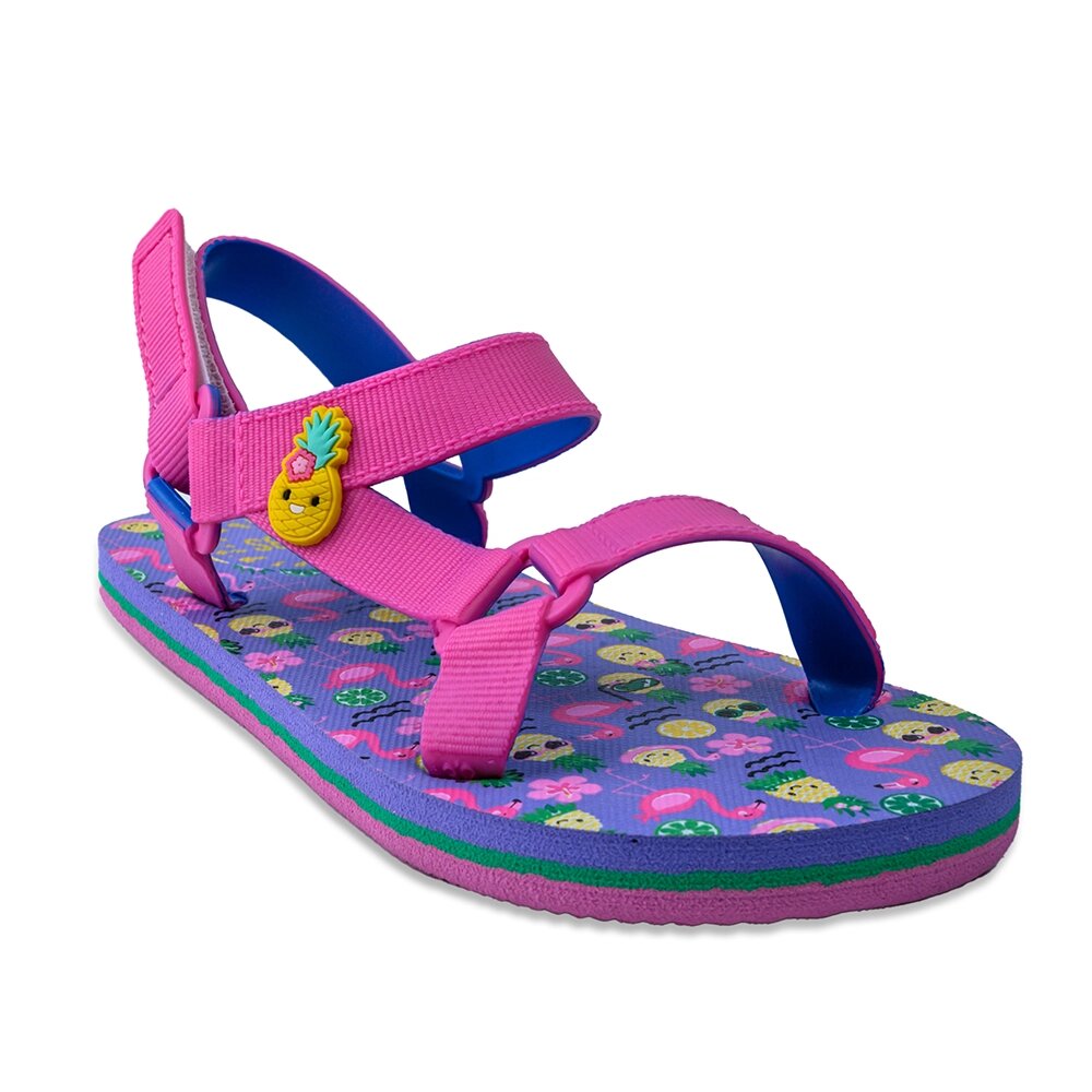 Cubs Big Girls’ Pineapple Print Sandals