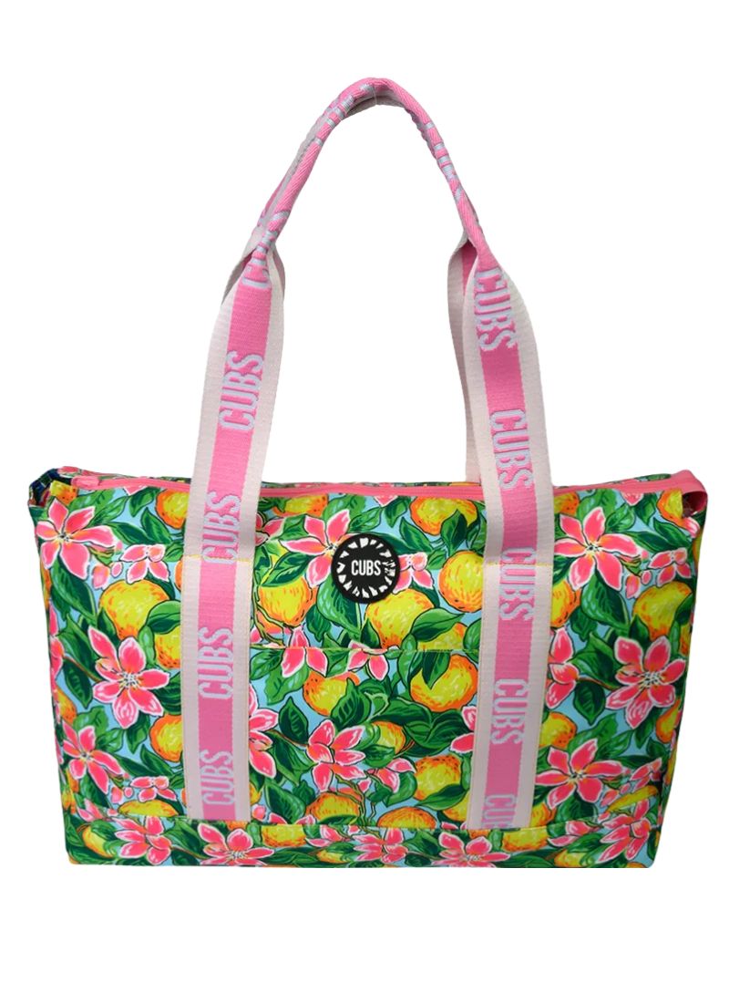 Cubs Tropical Fruit 1 Double Face Tote Bag