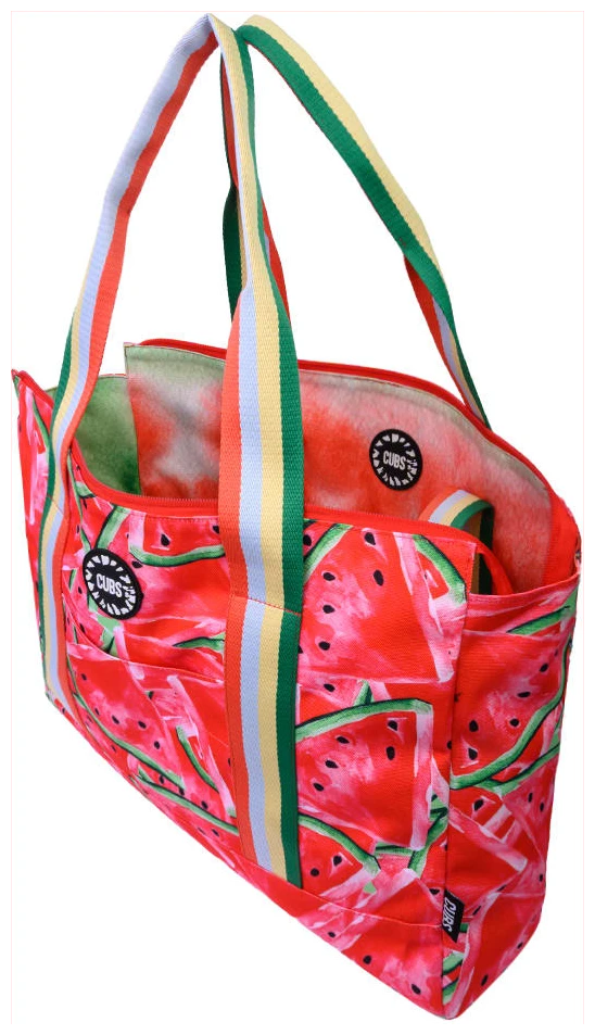 Cubs Green WaterMelon Cocktail Double Face Tote Bag