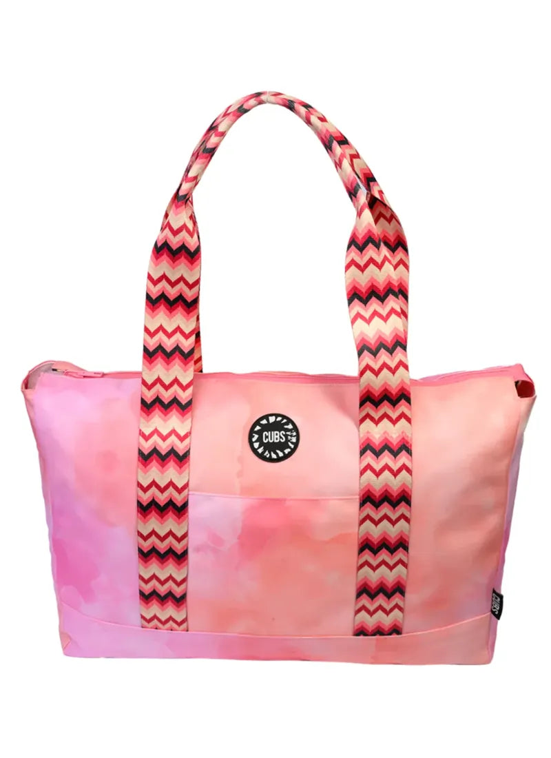 Cubs Pink Dreams & Pink Clouds Double Face Tote Bag