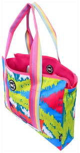 Cubs Tie Dye Star Double Face Tote Bag