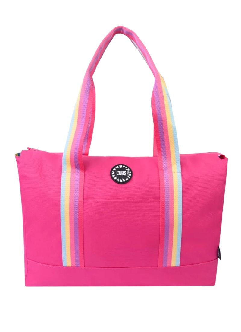Cubs Tie Dye Star Double Face Tote Bag