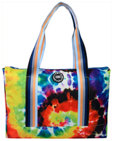 Cubs Always Tanned Tie Dye Black Double Face Tote Bag