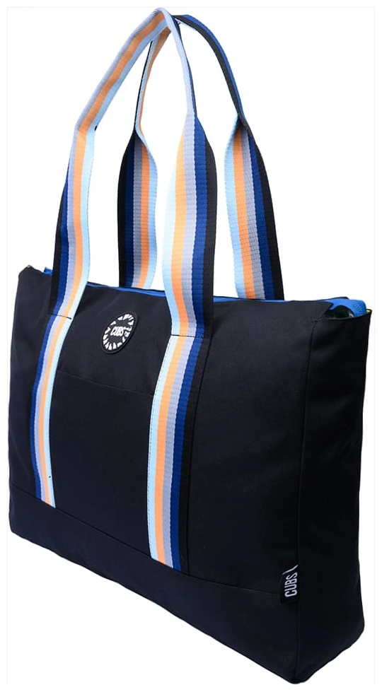 Cubs Always Tanned Tie Dye Black Double Face Tote Bag