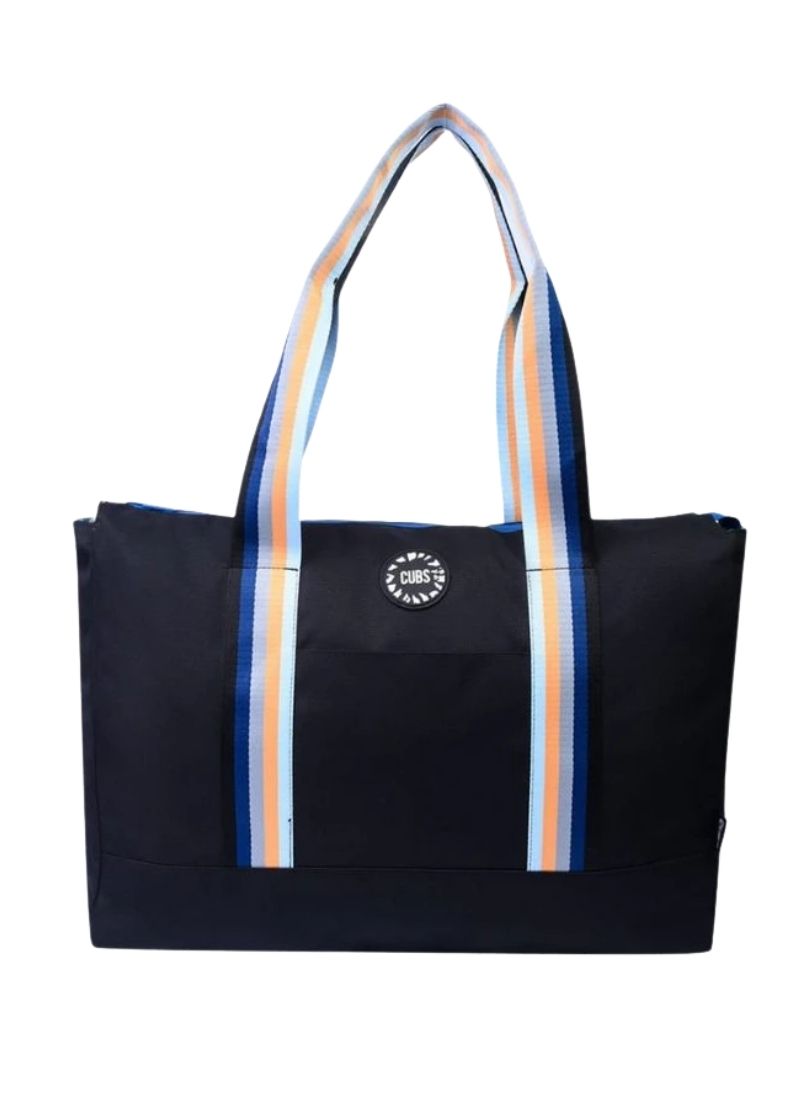 Cubs Always Tanned Tie Dye Black Double Face Tote Bag