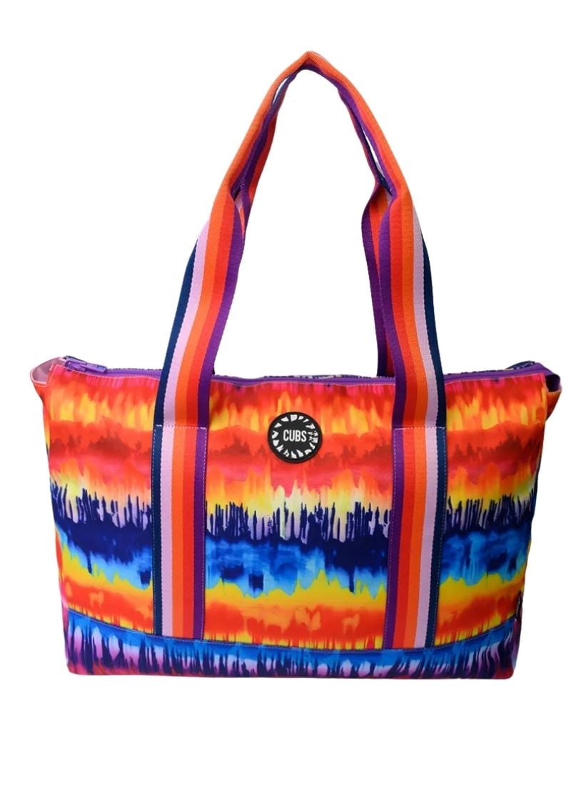 Cubs Dripping Paint & True Pink Double Face Tote Bag