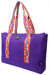Cubs Lilac Dreams Tie Dye Double Face Tote Bag