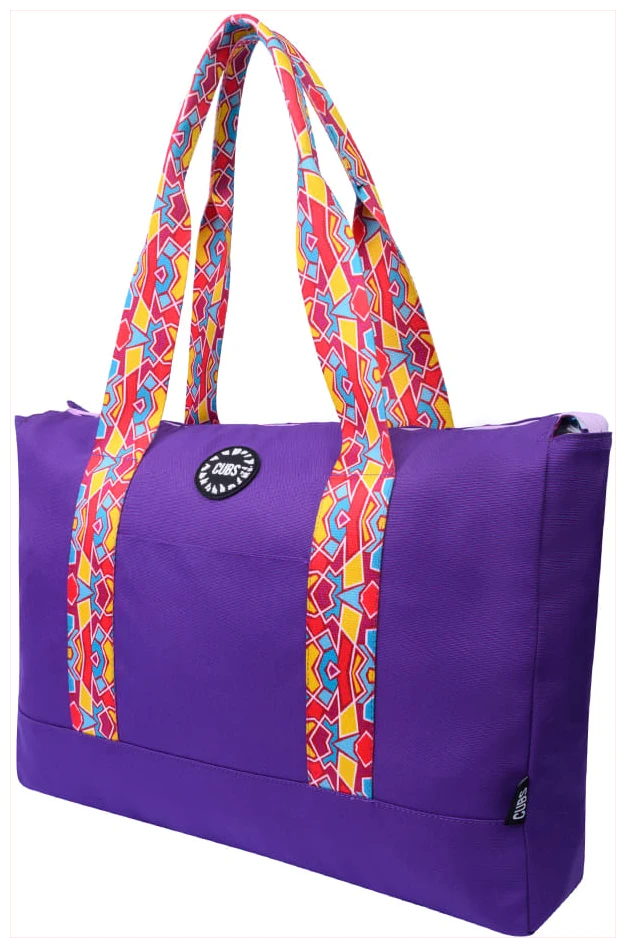 Cubs Lilac Dreams Tie Dye Double Face Tote Bag