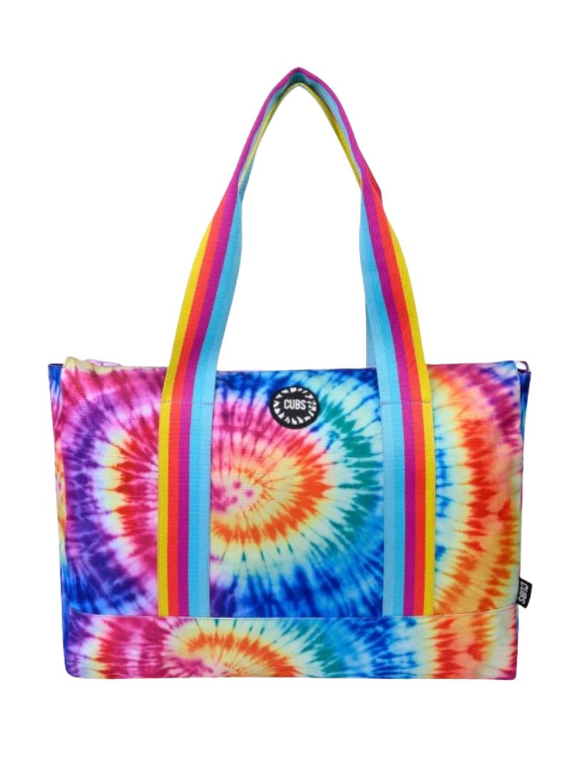 Cubs Lilac Dreams Tie Dye Double Face Tote Bag
