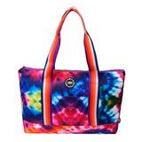 Cubs Deep Purple Tie Dye & Very Purple Double Face Tote Bag