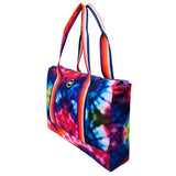 Cubs Deep Purple Tie Dye & Very Purple Double Face Tote Bag