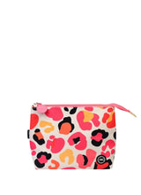 Cubs Pink Leopard Medium Pouch