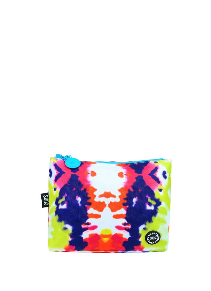 Cubs Happy Tie Dye Medium Pouch