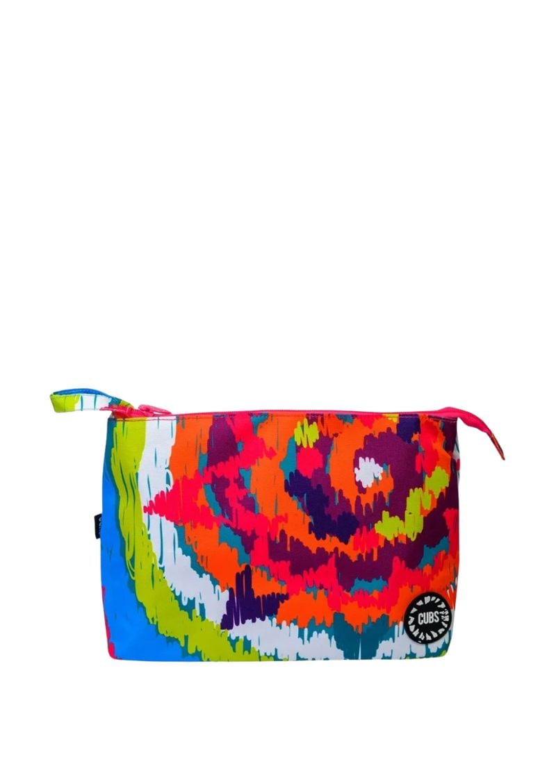 Cubs Tie Dye Star Large Pouch