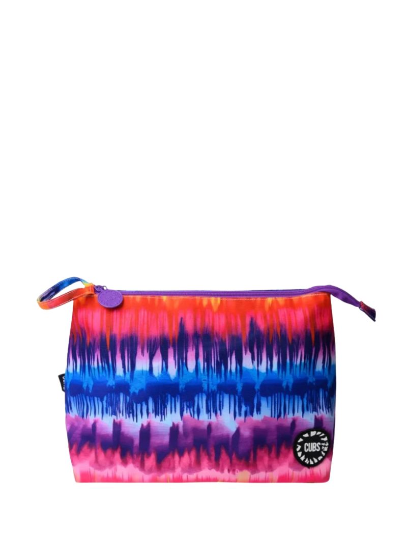 Cubs Dripping Paint Large Pouch