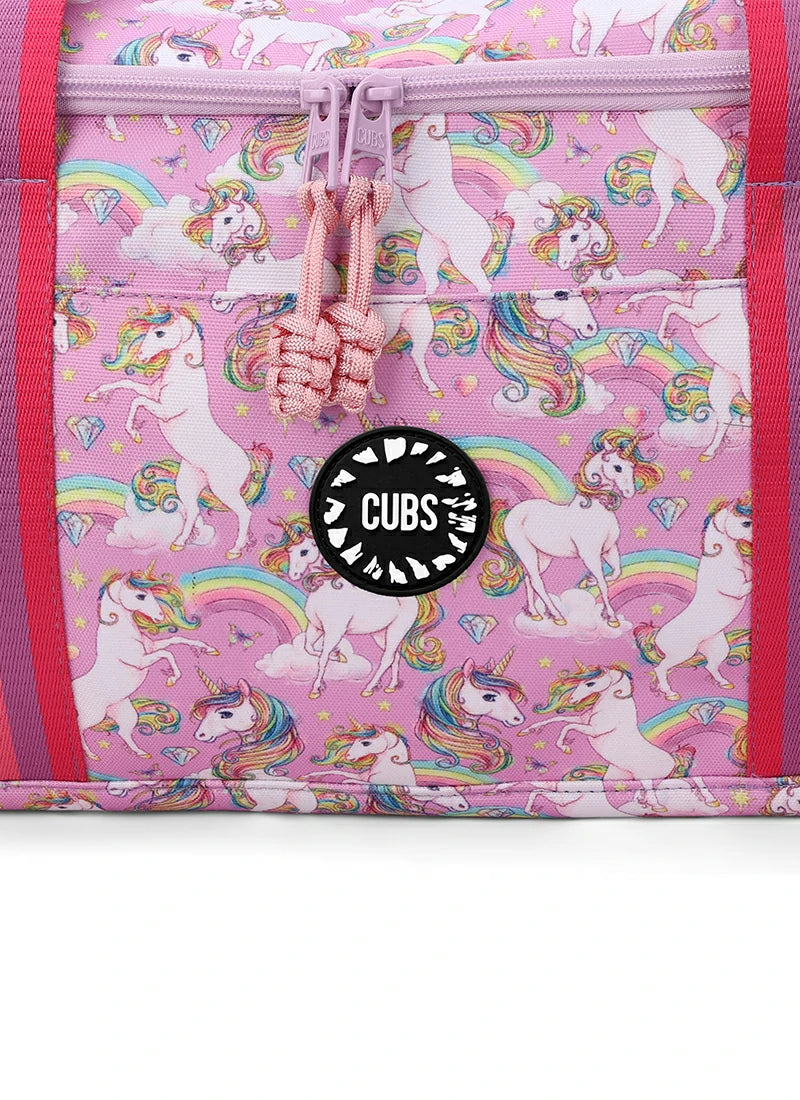Cubs unicorn two side Pocket Large Duffel bag