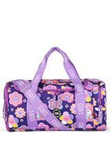 Cubs Deep Purple Roses two side Pocket Large Duffel bag