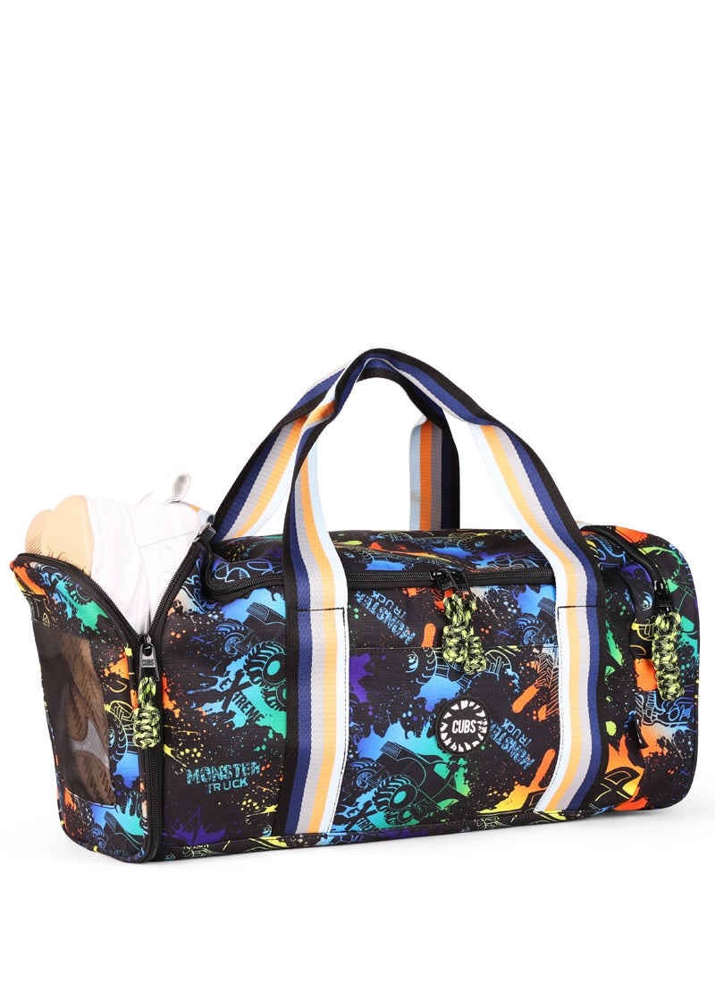 Cubs Monster Truck two side Pocket Large Duffel bag